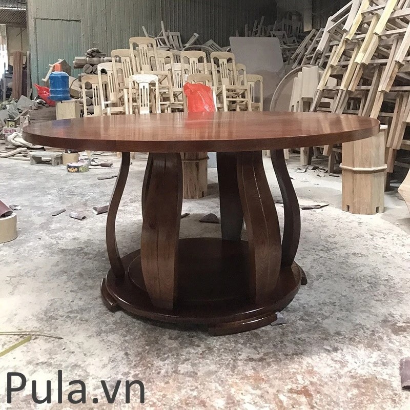 Bàn ăn tròn xoay giá rẻ
