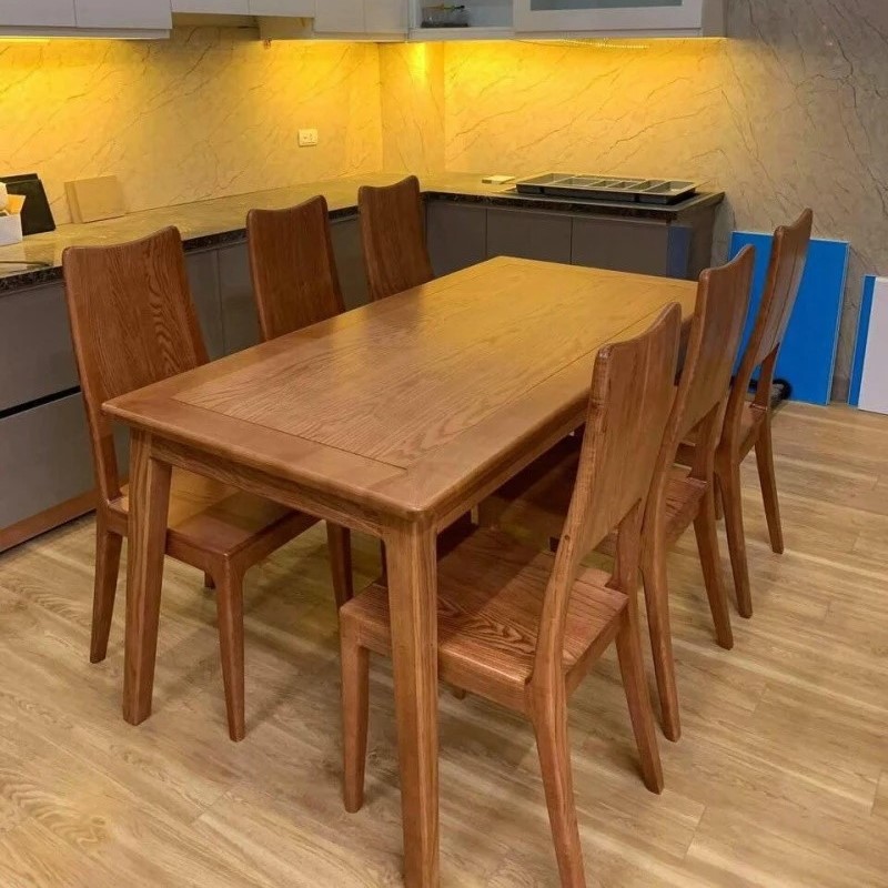 Bộ bàn ghế ăn 6 ghế Pula BGA21