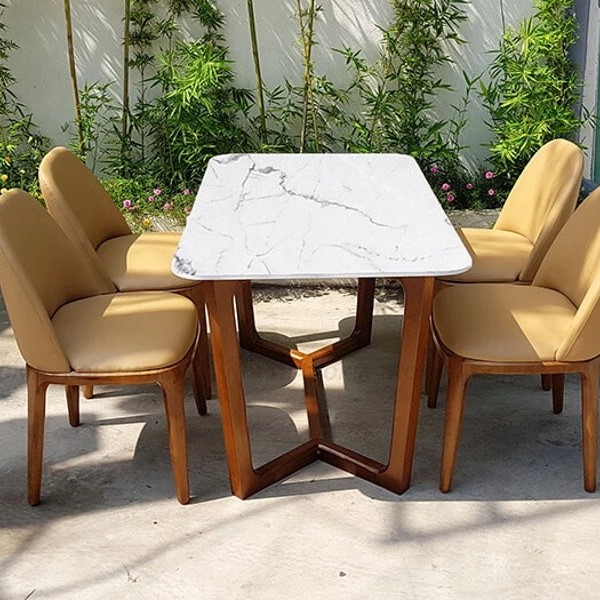 Bộ bàn ghế ăn Pula BGA06