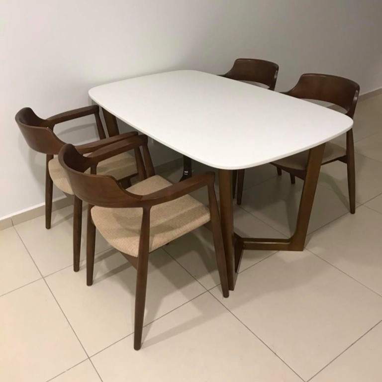 Bộ bàn ghế ăn Pula BGA02 - 4 ghế