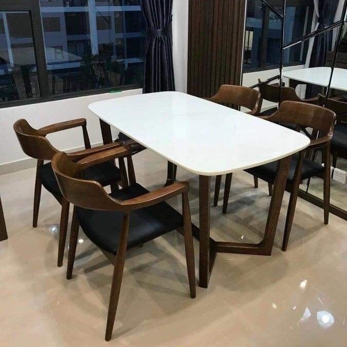 Bộ bàn ghế ăn Pula BGA02 - 4 ghế