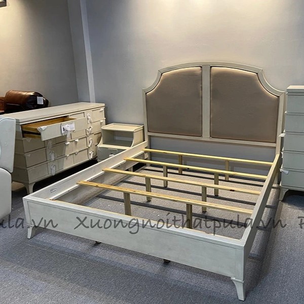 Bộ giường ngủ 4 món xuất Mỹ UBP02