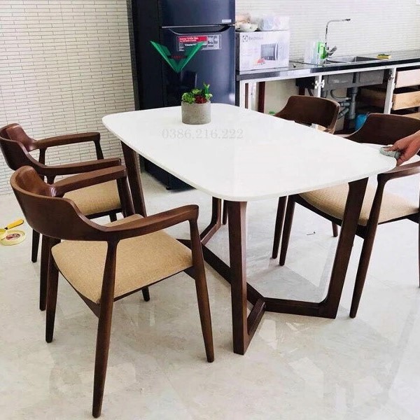 Bộ bàn ghế ăn Pula BGA02 - 4 ghế