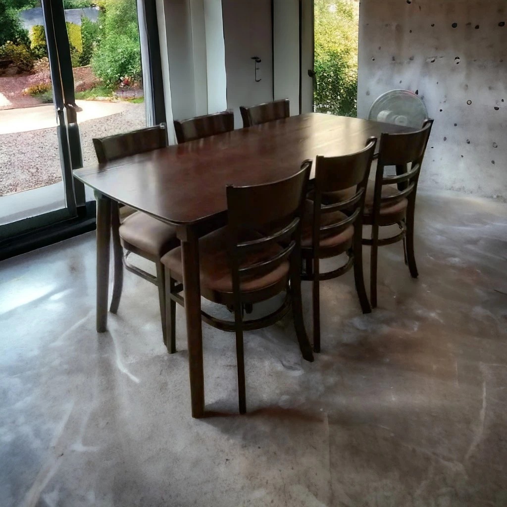 Bộ bàn ghế ăn Pula BGA03 - 6 ghế