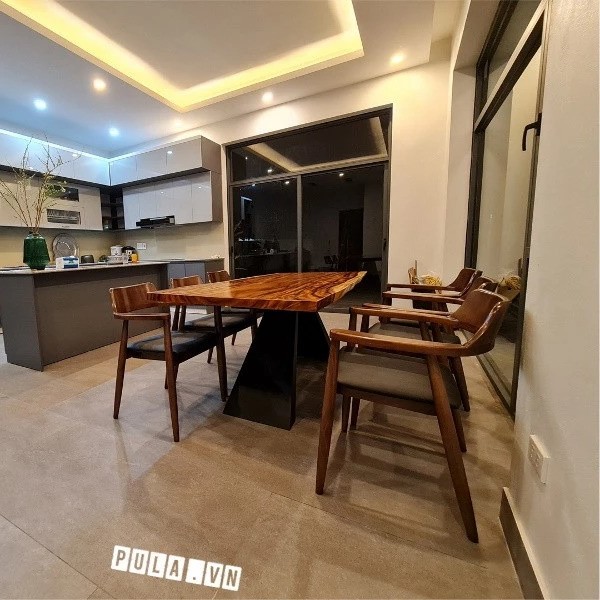 Bộ bàn ghế ăn Pula BGA02 - 6 ghế