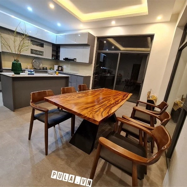 Bộ bàn ghế ăn Pula BGA02 - 6 ghế