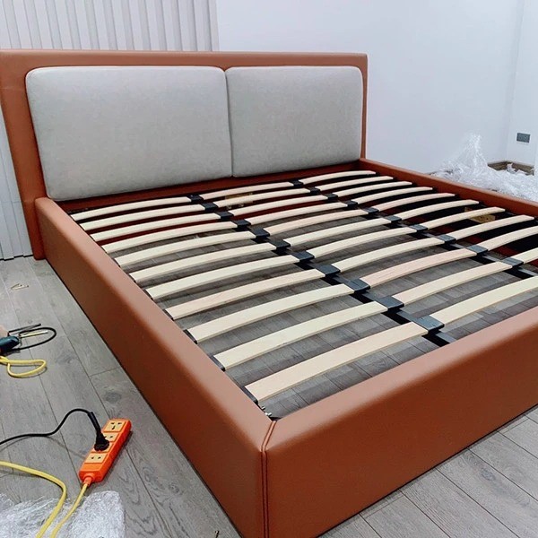 Giường ngủ viền da hiện đại Pula PB21