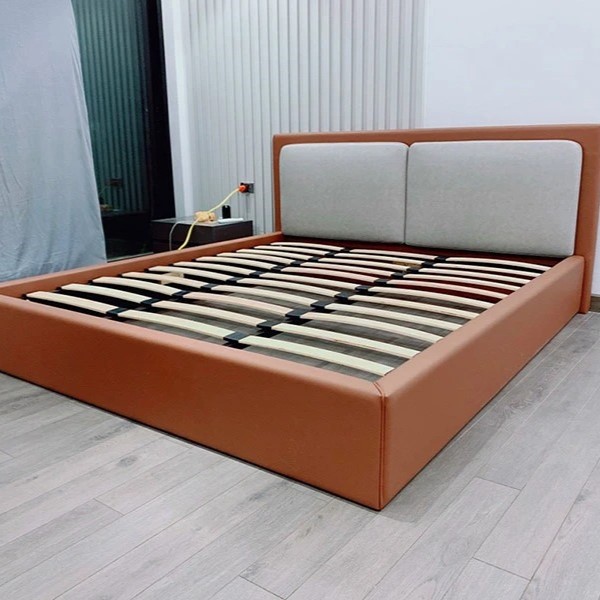 Giường ngủ viền da hiện đại Pula PB21