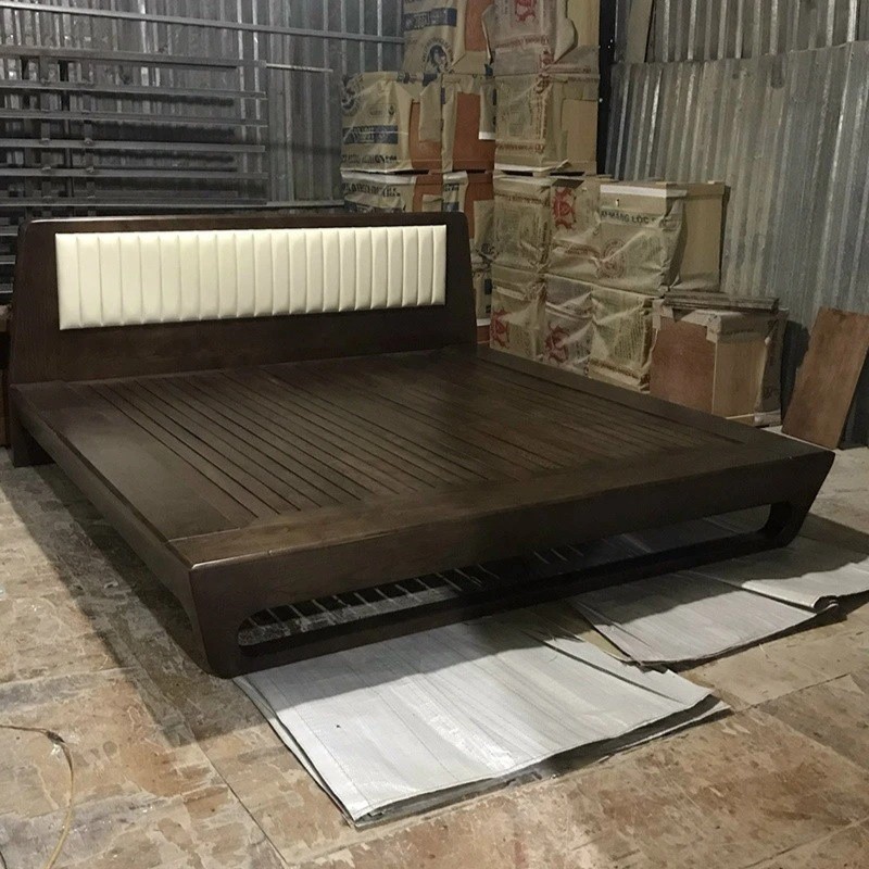 Giường ngủ gỗ cao cấp bọc da Pula PB23