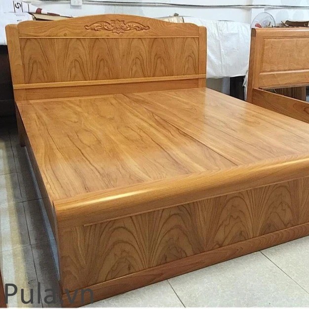 Giường ngủ cao cấp gỗ thịt GN05 độ bền trên 10 năm