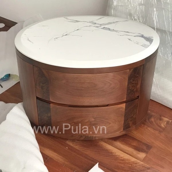 Bàn trà cao cấp gỗ Óc chó Pula