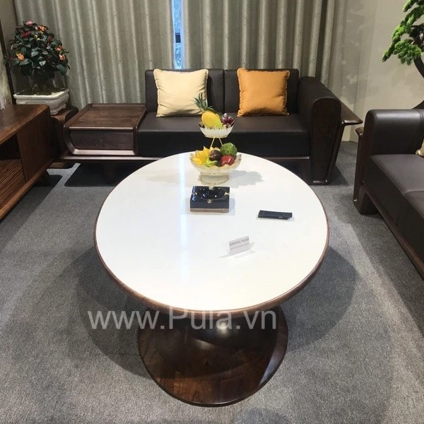 Bàn trà cao cấp gỗ Óc chó Pula