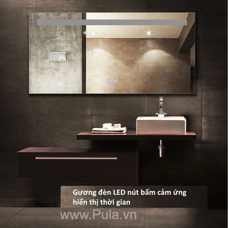 Gương đèn LED phòng tắm Pula GPT06