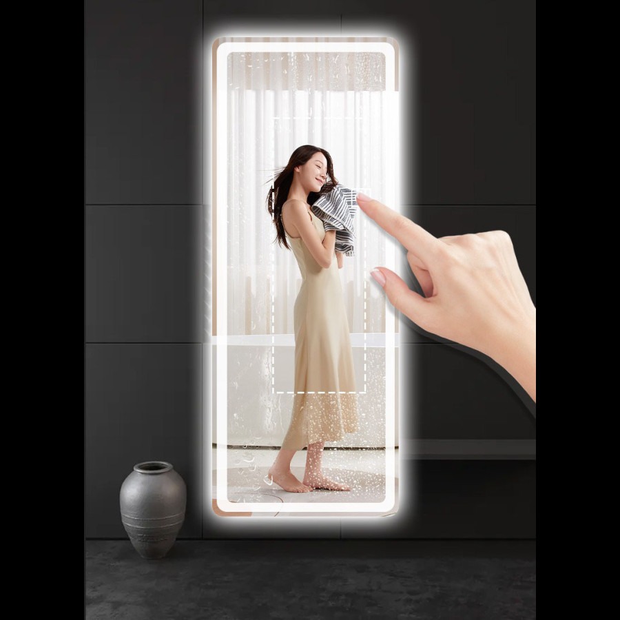 Gương toàn thân treo tường đèn led GD48