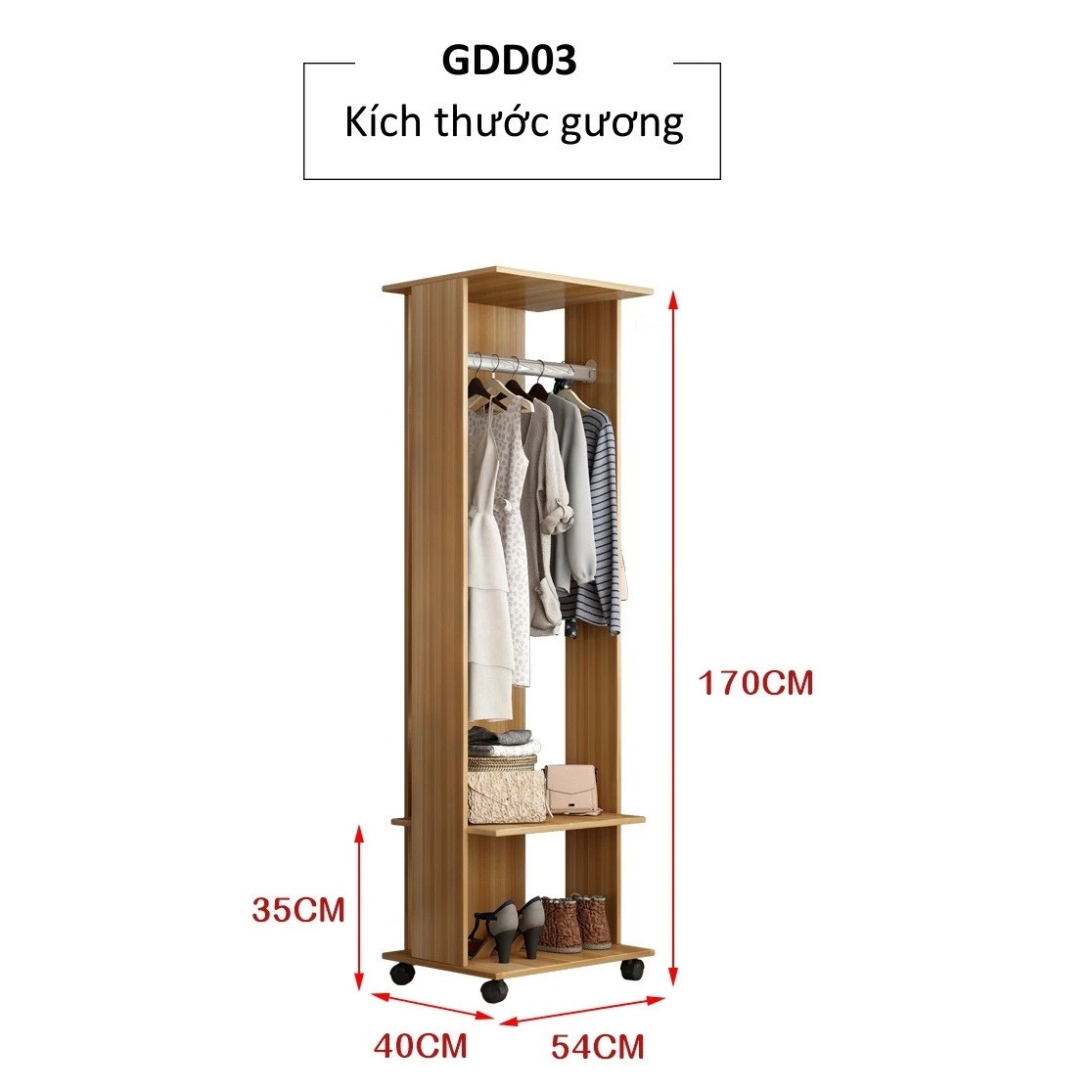 Gương di động GDD03