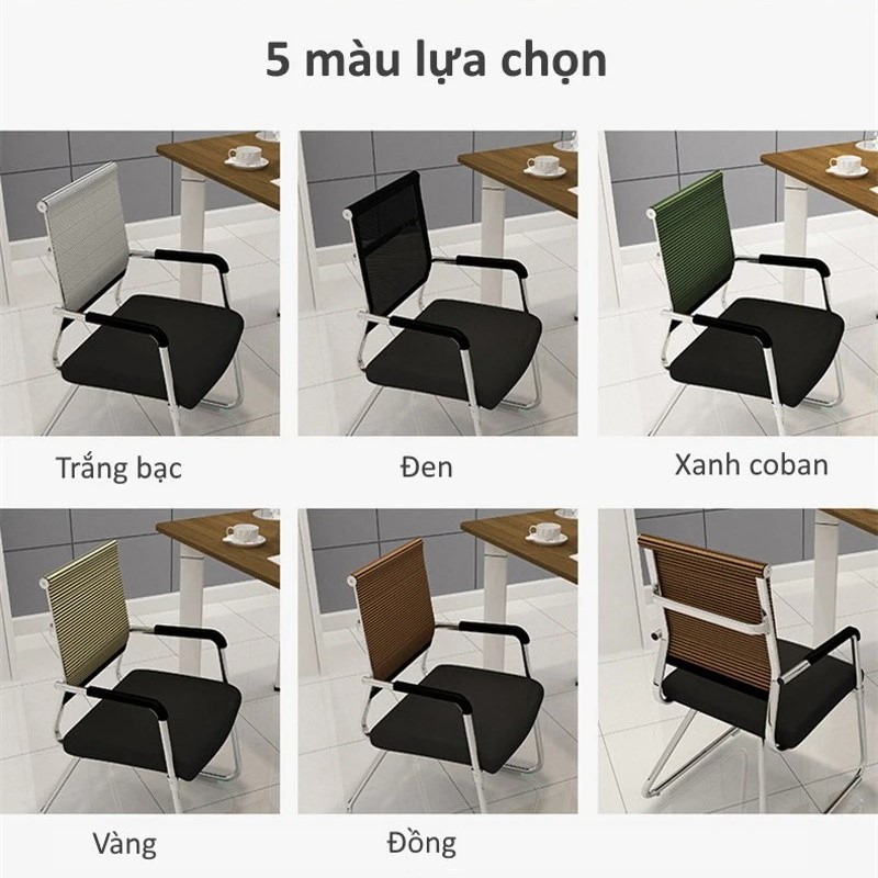 Ghế văn phòng lưng lưới thép GVP01