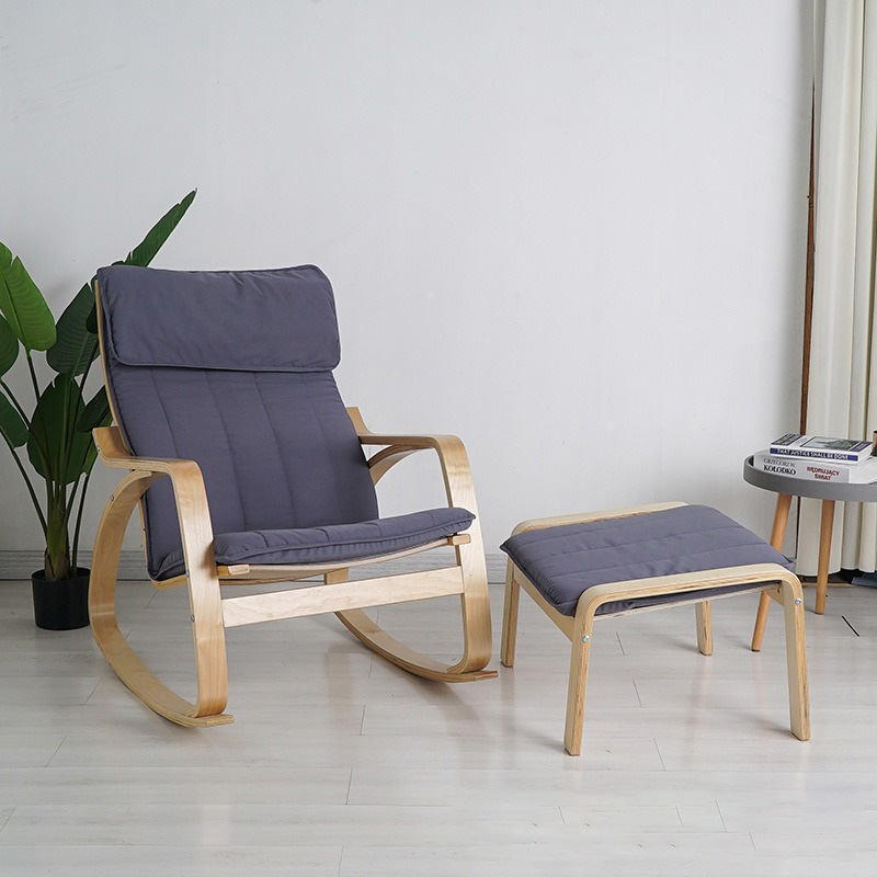 Ghế Poang Rocking Chair Kèm Đôn