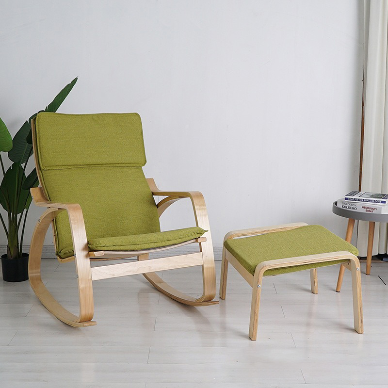 Ghế Poang Rocking Chair Kèm Đôn
