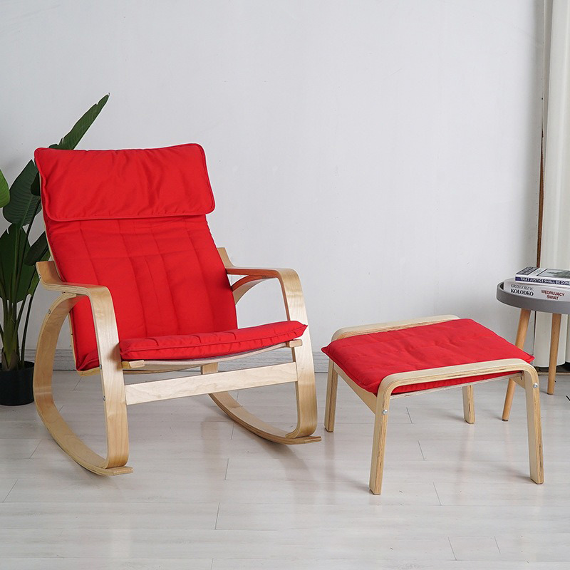 Ghế Poang Rocking Chair Kèm Đôn