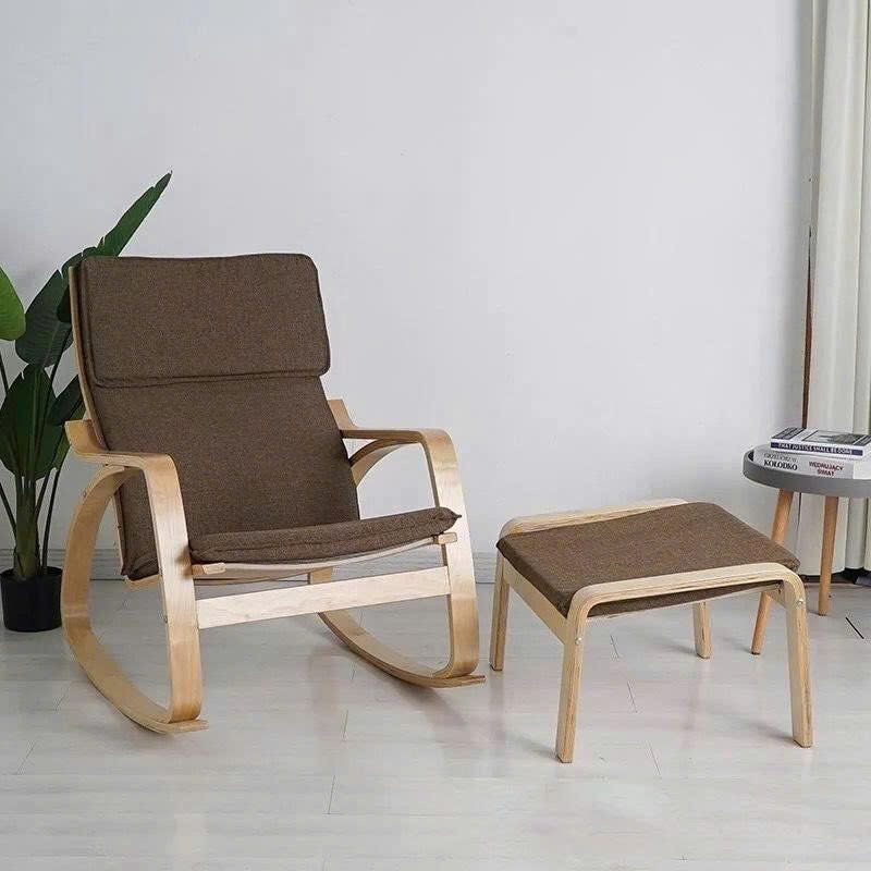 Ghế Poang Rocking Chair Kèm Đôn