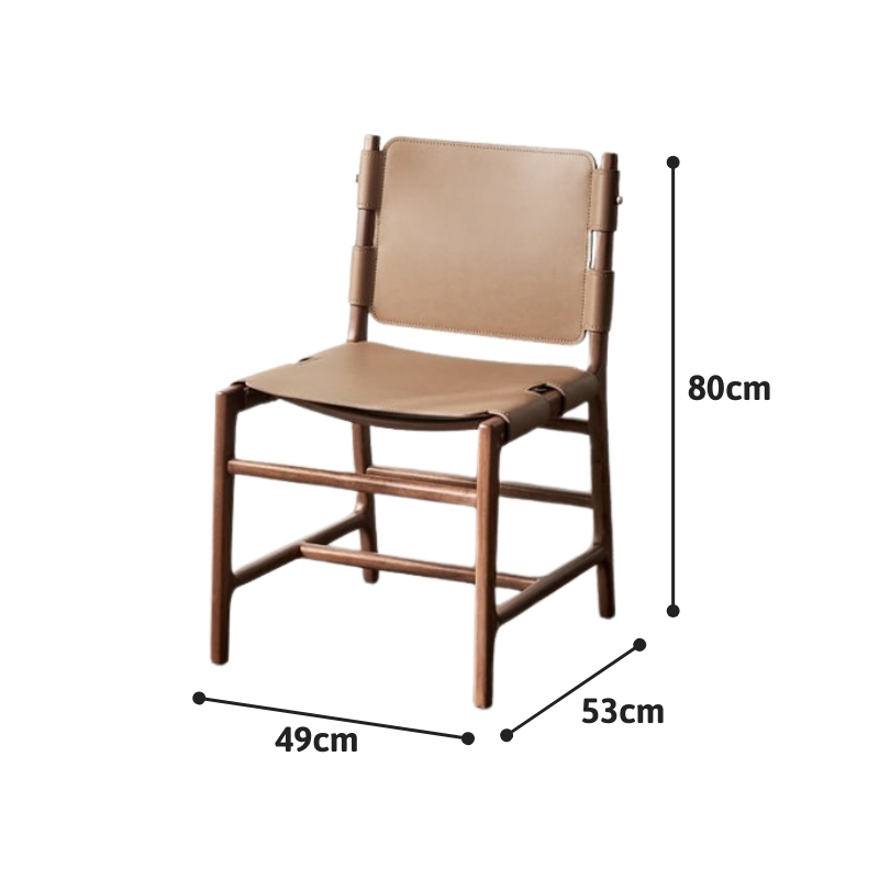 Ghế ăn gỗ bọc da cao cấp Levante