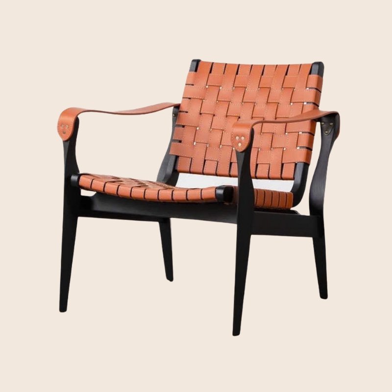 Ghế Armchair da cao cấp Dilan Safari