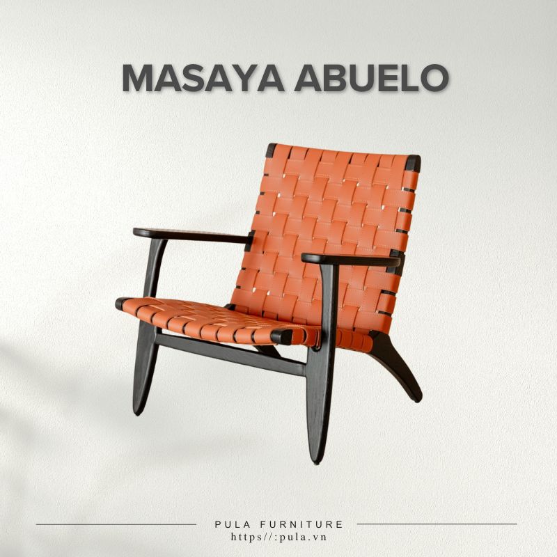 Ghế Armchair da cao cấp Masaya Abuelo