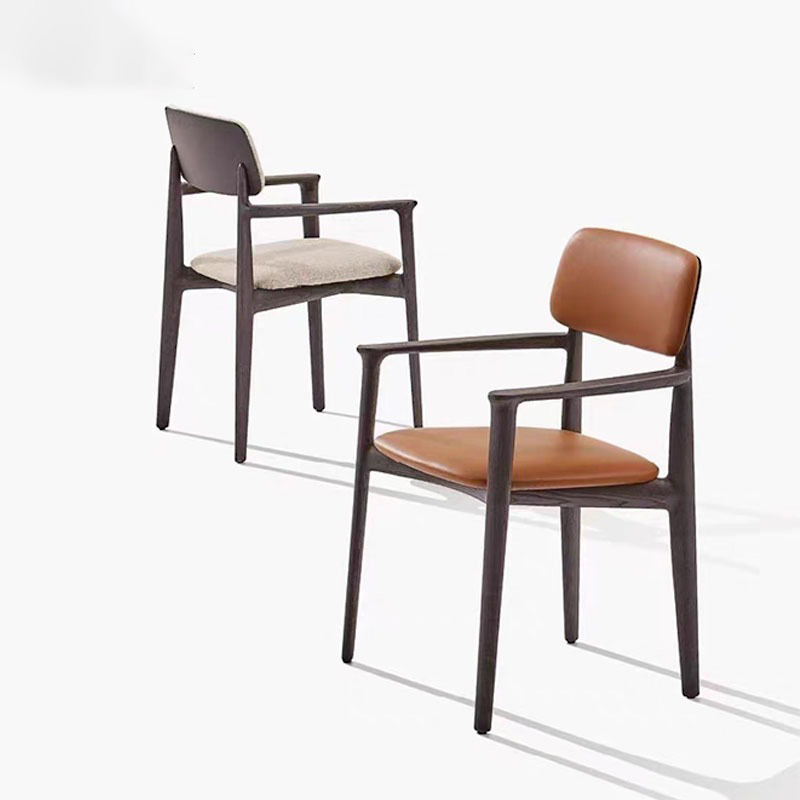 Ghế ăn gỗ cao cấp Curve có tay