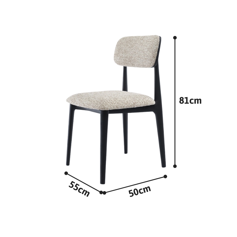Ghế ăn gỗ cao cấp Curve không tay