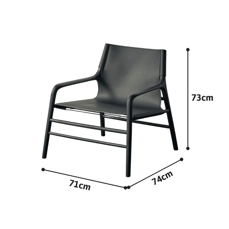 Ghế Armchair thư giãn gỗ bọc da cao cấp Soul