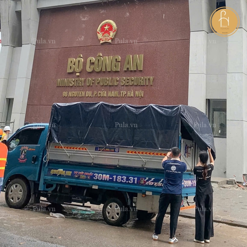 Pula Furniture hoàn thiện nội thất cho trụ sở mới Bộ Công An - TP Hà Nội