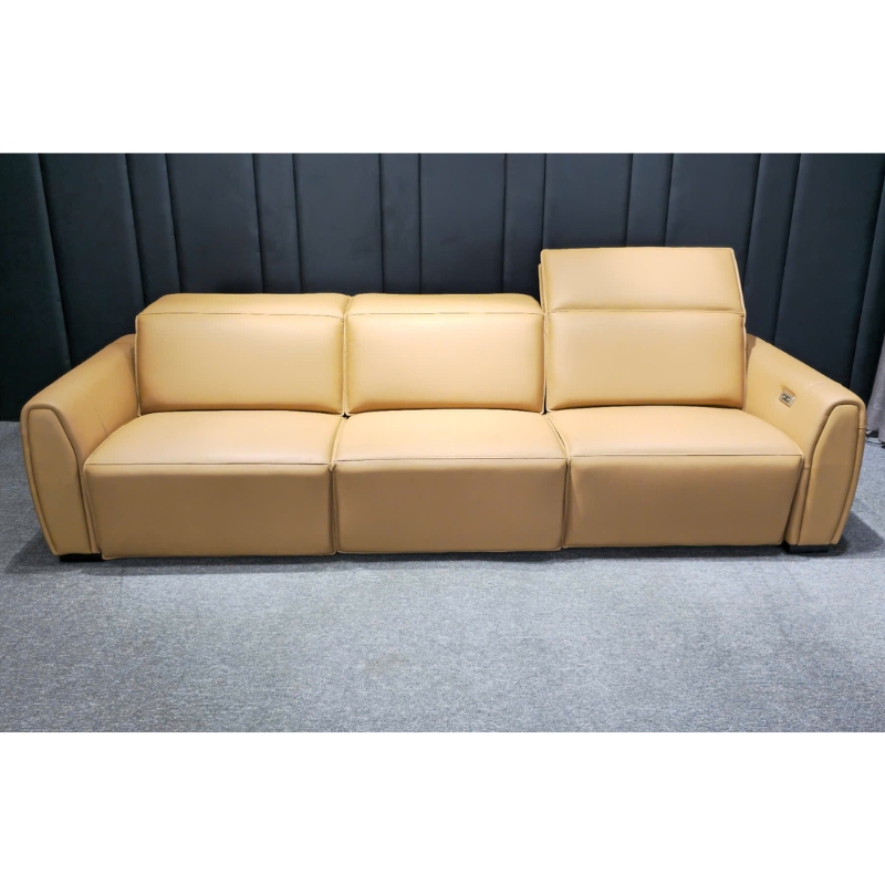 Sofa da bò Ý chỉnh điện Agatha (V95)