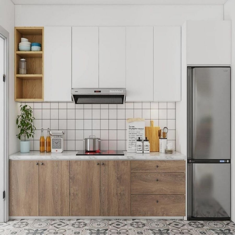 Tủ bếp Melamine chữ I PKC32