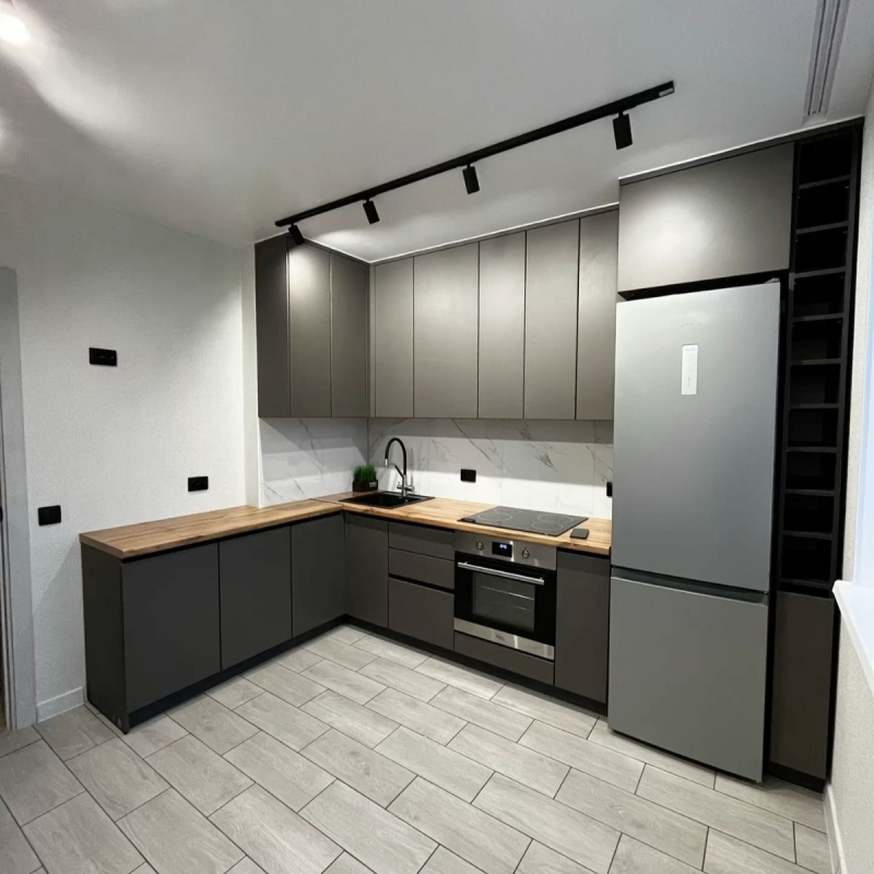 Tủ bếp Laminate chữ L PKC46