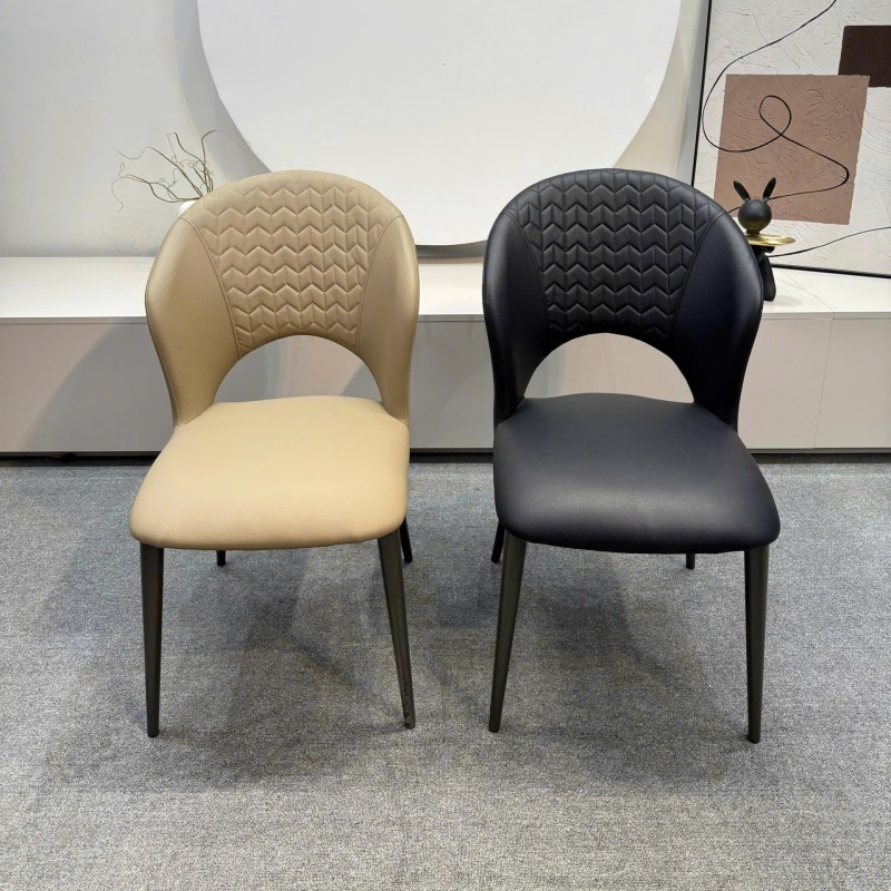 Ghế ăn nhập khẩu bọc da GA12