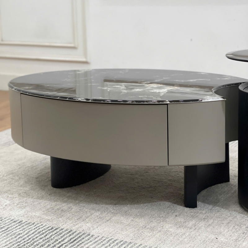 Bộ bàn trà đôi hình quả trám BT90