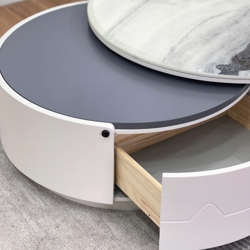 Bàn trà tròn thông minh BT91