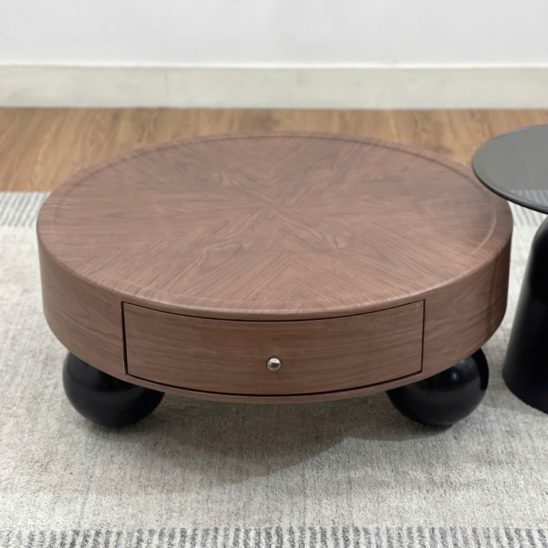 Bộ bàn trà tròn phong cách Bắc Âu BT93