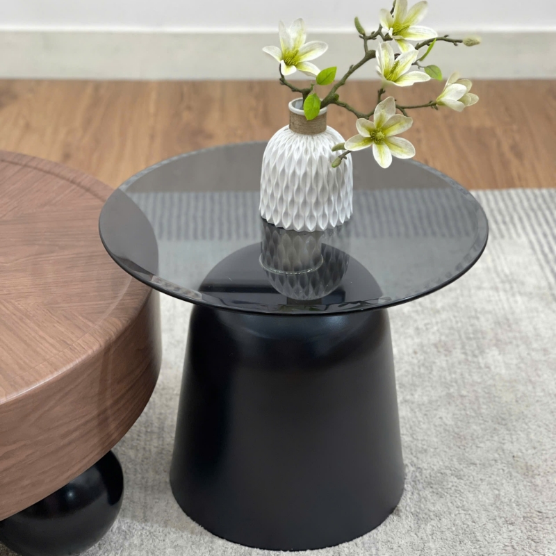 Bộ bàn trà tròn phong cách Bắc Âu BT93