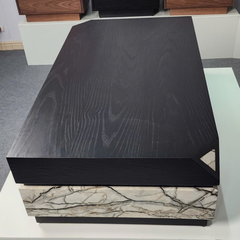 Bàn trà chữ nhật 2 khối BT100