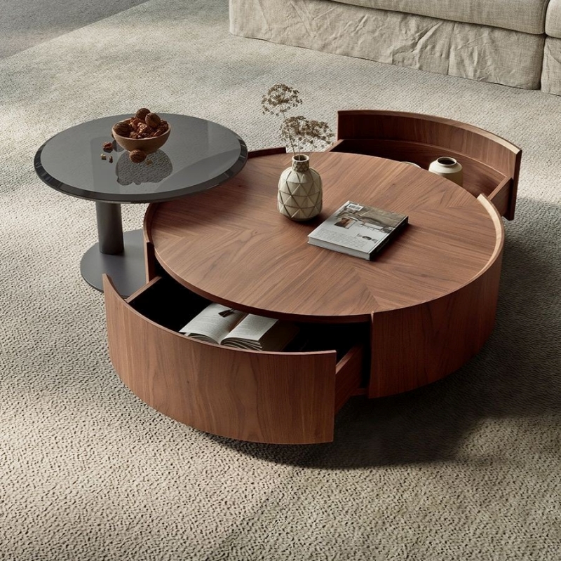 Bộ bàn trà tròn 2 món BT99