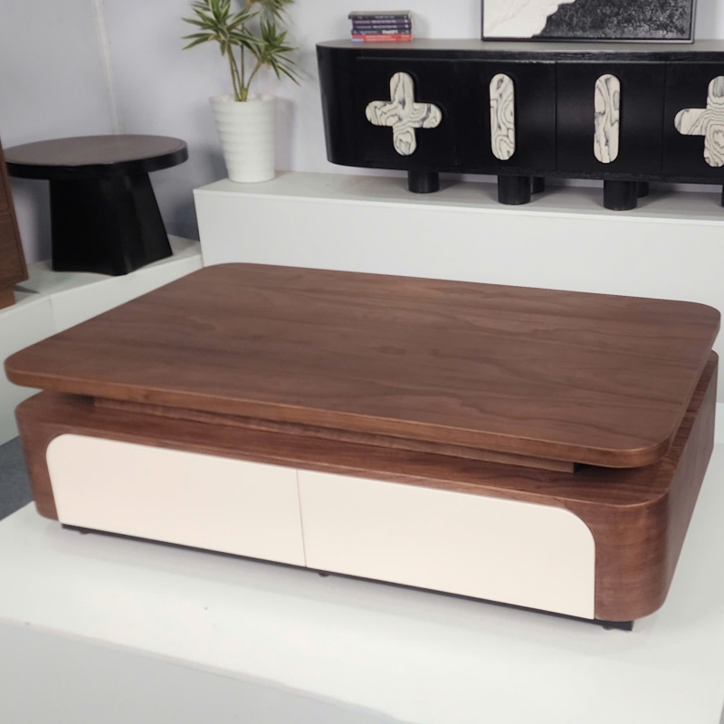 Bàn trà gỗ chữ nhật hiện đại BT105