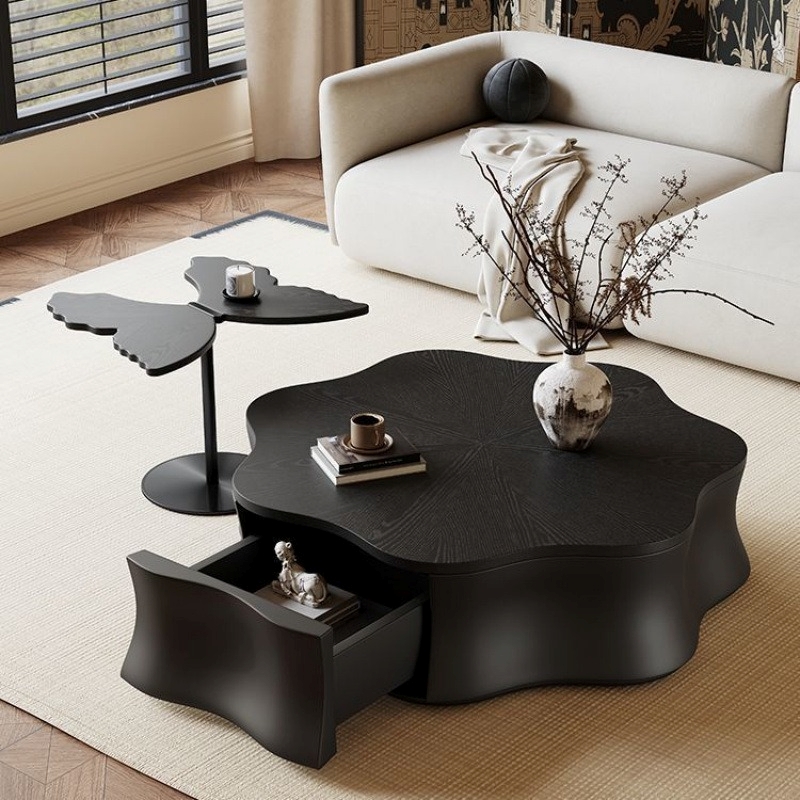 Bàn trà đôi hồ điệp phong cách Ý BT109