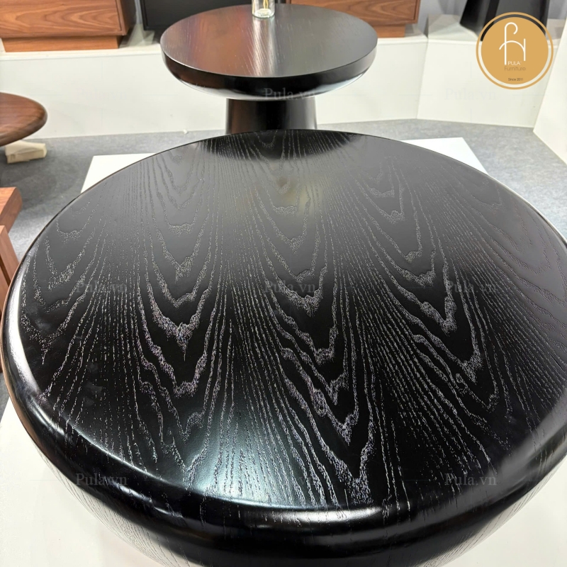 Bộ bàn trà gỗ 2 món phong cách Bắc Âu BT104