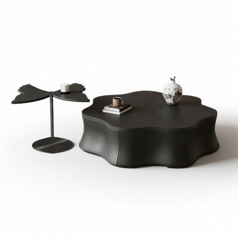 Bàn trà đôi hồ điệp phong cách Ý BT109