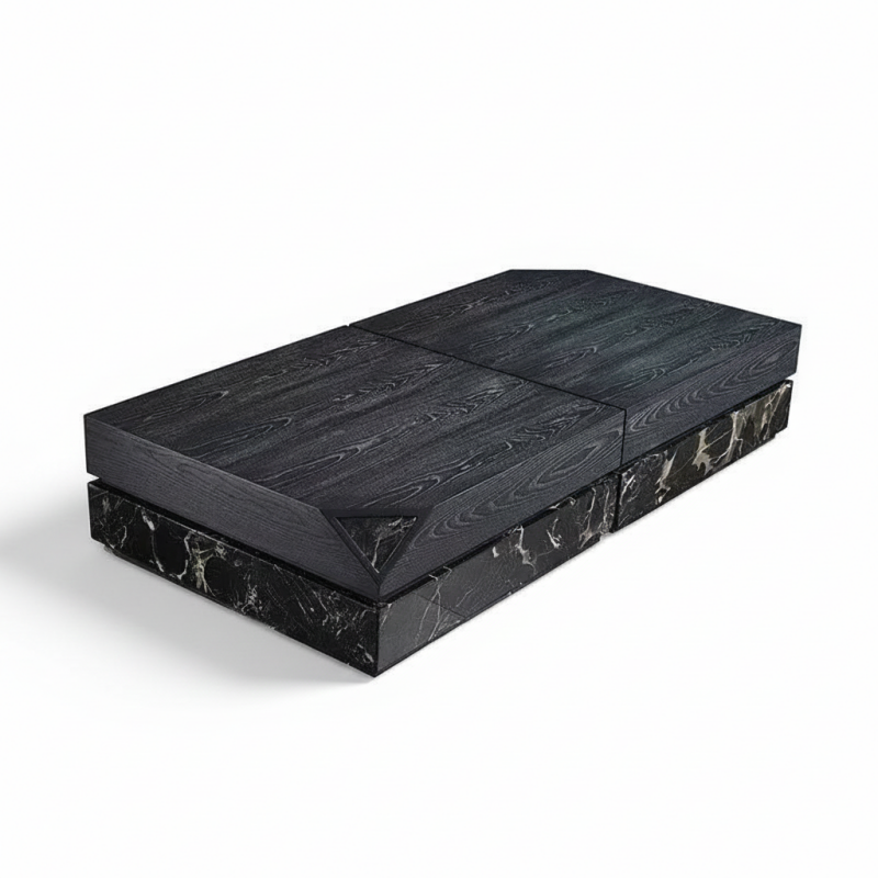 Bàn trà bệt 2 khối nhập khẩu Pula BT76