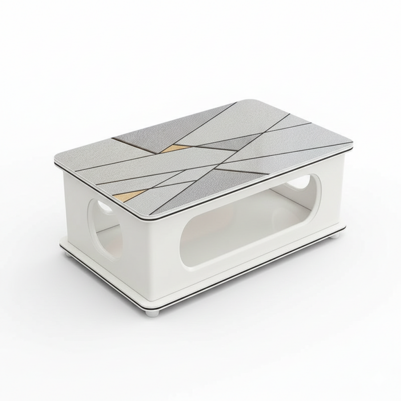 Bàn trà hộp chữ nhật mặt đá Pula BT15