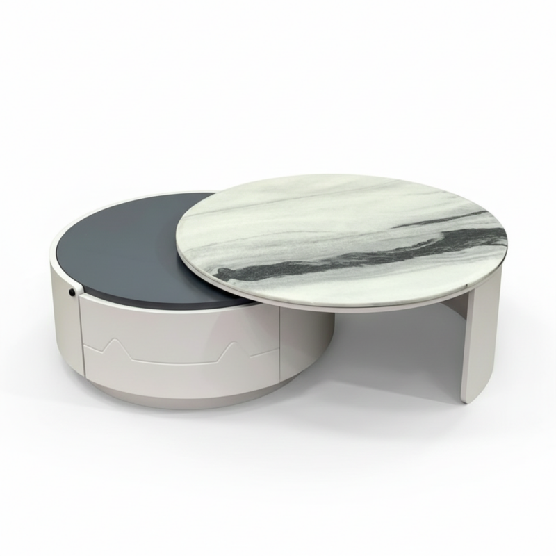 Bàn trà tròn thông minh BT91