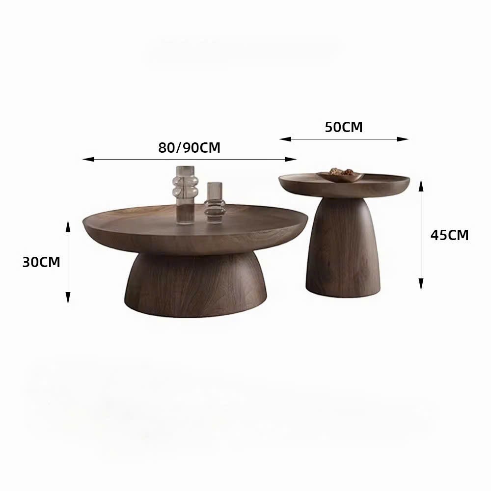 Bộ bàn trà tròn đôi Bắc Âu BT97