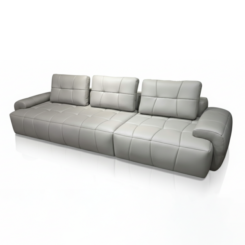 Sofa da bò phong cách Ý hiện đại Boston (V98)